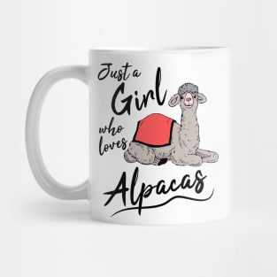 Girl loves Alpaca Mug